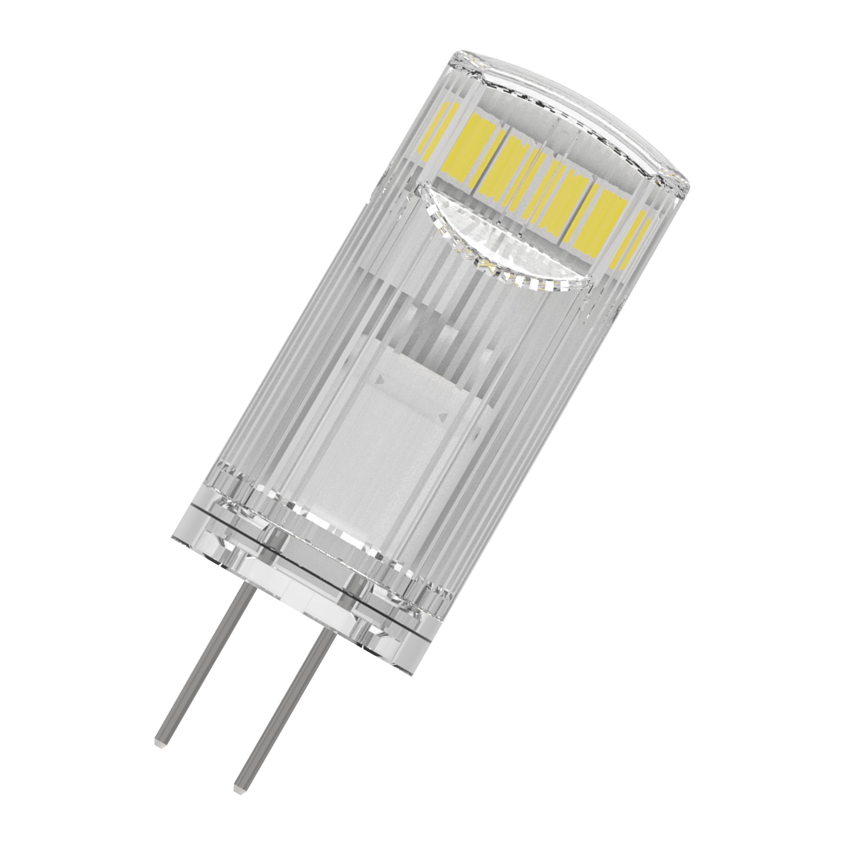 Лампа світлодіодна Osram PIN 20 низьковольтна 1,5W 12 V 200 lm 300° 2700K G4 (4058075431966)