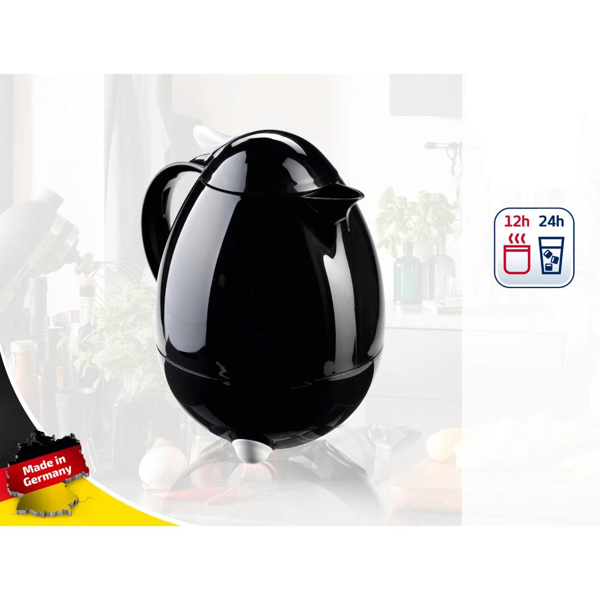 Термос-чайник Leifheit Columbus 1 л Чорний (28301) - фото 2 Термос-чайник Leifheit Columbus 1 л Чорний (28301) - фото 2