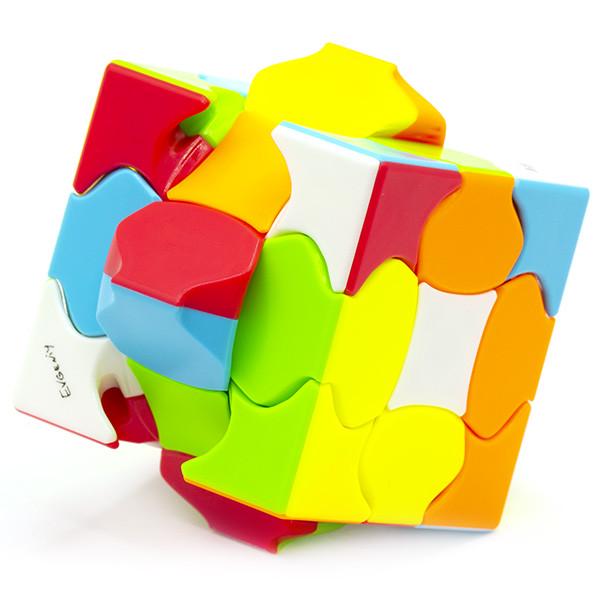 Головоломка кубик QiYi MofangGe Fluffy Cube 3x3 stickerless Флаффи куб 3х3 без наклеек (136853) - фото 6