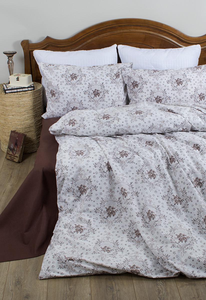 Комплект постельного белья Lotus Premium Anna семейный Бежевый (2000022194129)