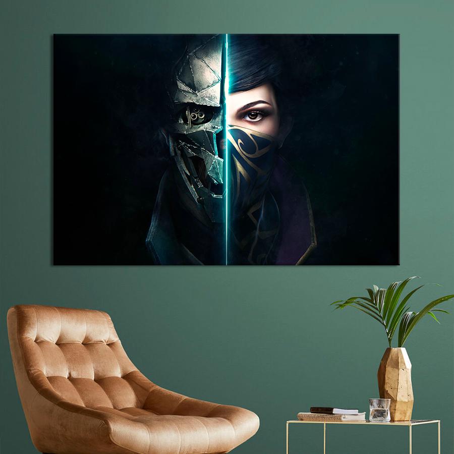 Настенний декор Эмили Колдуин Dishonored 2 80x54 см (A158-1)