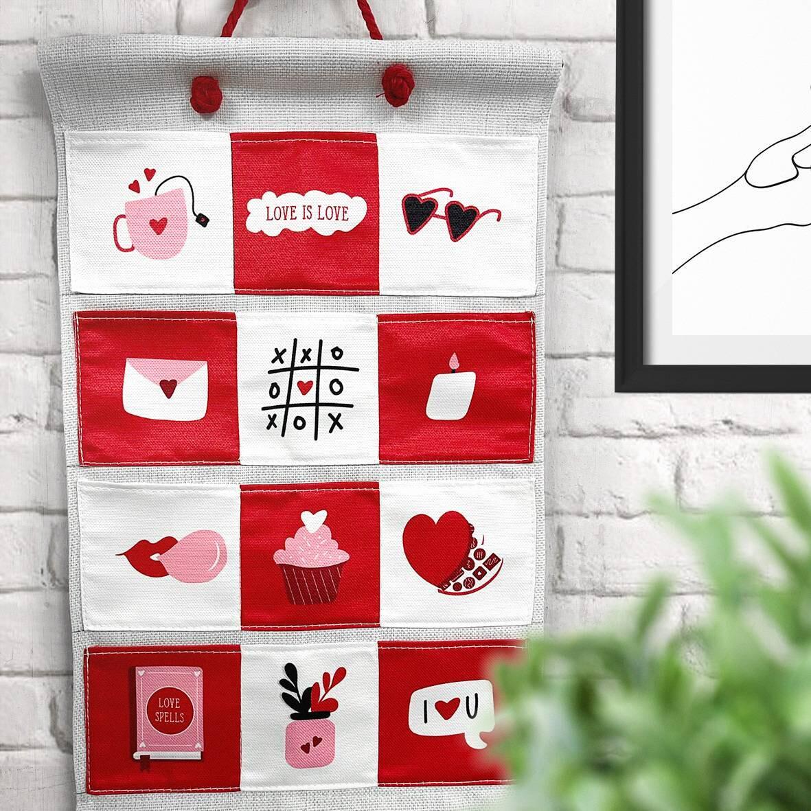 Адвент-календарь для влюбленных с карманами + комплект с заданиями (ADV_DV_1) Адвент-календарь для влюбленных с карманами + комплект с заданиями (ADV_DV_1)