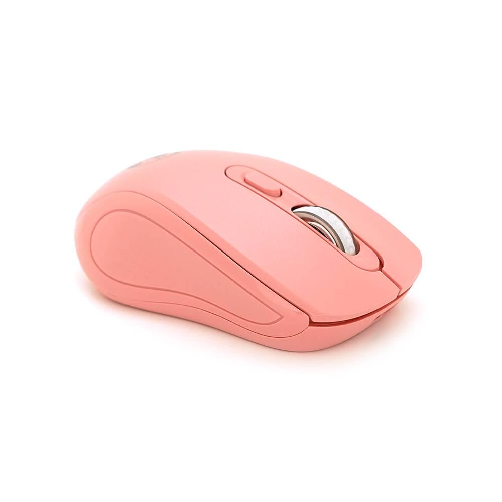 Миша бездротова iMice W-718 6 кнопок 800/1200/1600 DPI 2,4Ghz Bluetooth 10 м Pink (26422)