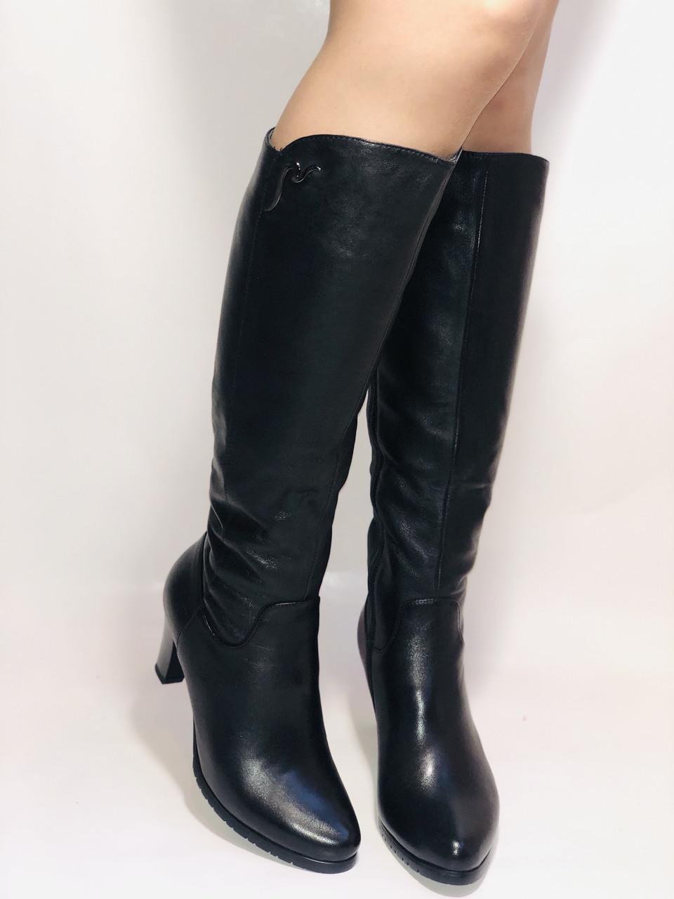 Сапоги женские зимние Molka р. 38 24,5 см Черный (2432) - фото 3
