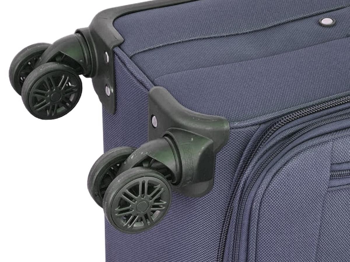 Чемодан тканевый Wings 6018 большой 4 колеса Темно-синий (Vt00272) - фото 4 Чемодан тканевый Wings 6018 большой 4 колеса Темно-синий (Vt00272) - фото 4