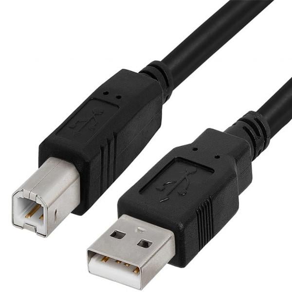 Кабель Kingda KDUSB2002-2M USB AM-BM 2 м Черный (577070)