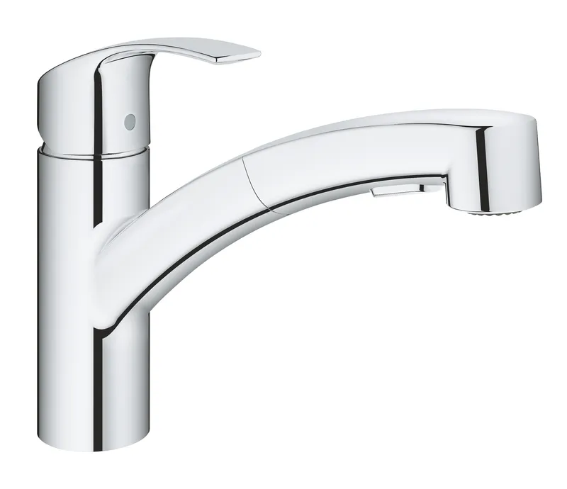 Смеситель для кухни Grohe Eurosmart с выдвижным изливом (30305000) Смеситель для кухни Grohe Eurosmart с выдвижным изливом (30305000)