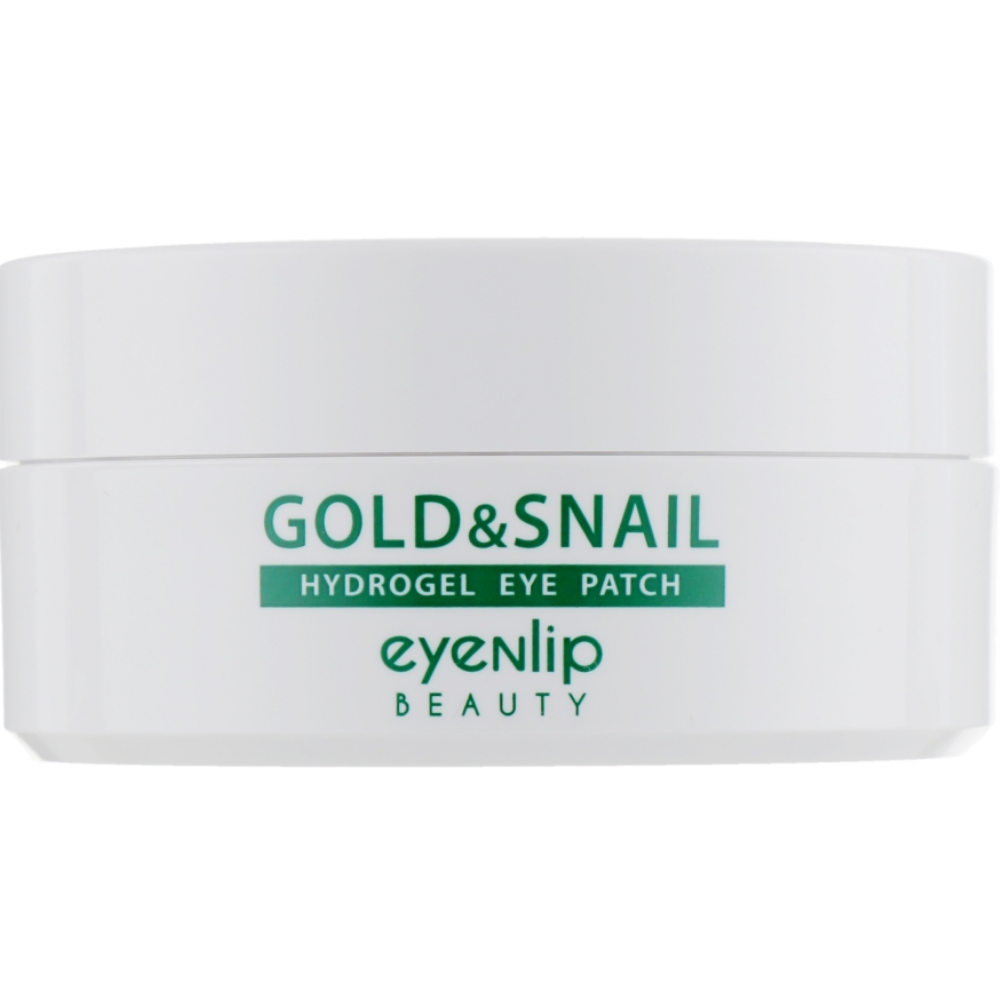 Патчі гідрогелеві для очей Eyenlip Gold & Snail Hydrogel Eye Patch із золотом та муцином равлики 60 шт. (8809555250142) - фото 3