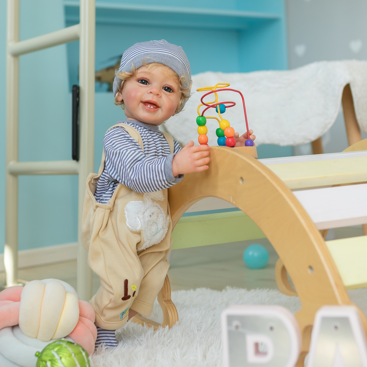 Кукла Реборн мальчик Патрик 55 см - фото 3 Кукла Реборн мальчик Патрик 55 см - фото 3