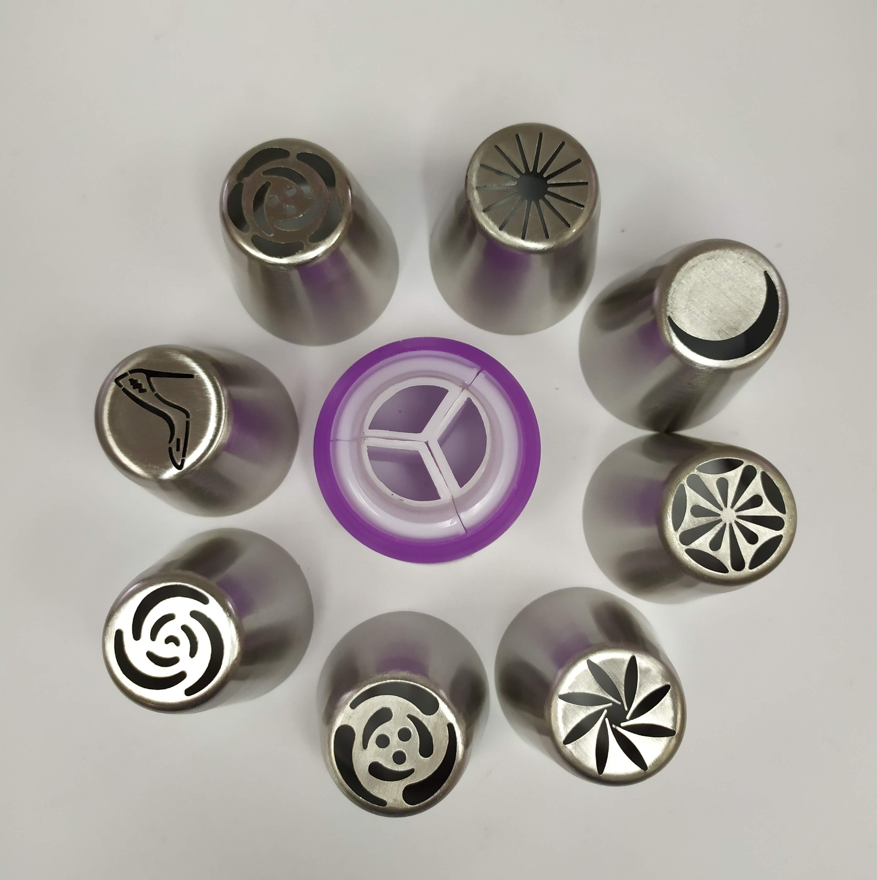 Набор насадок кондитерских Dynasty DN-18018 - фото 3 Набор насадок кондитерских Dynasty DN-18018 - фото 3