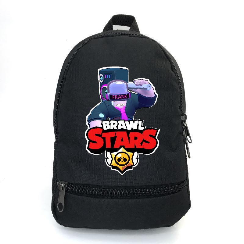 Школьный рюкзак BIG School Bag BS-049 с принтом Бравл Старс Фрэнк 43х30х17 см 22 л Черный (2314375363)