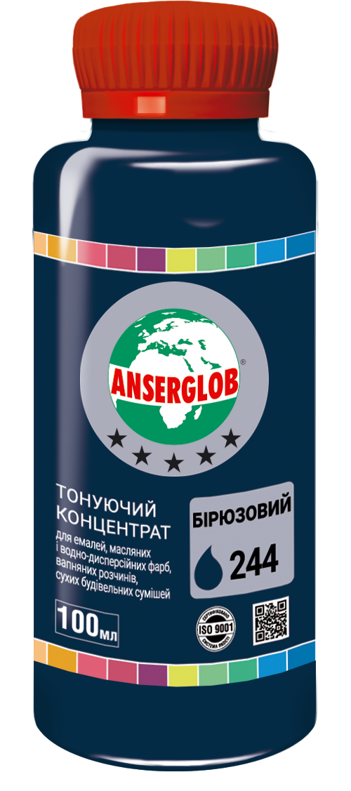 Концентрат тонуючий ANSERGLOB 100 мл 244 Бірюзовий (71600) - фото 1