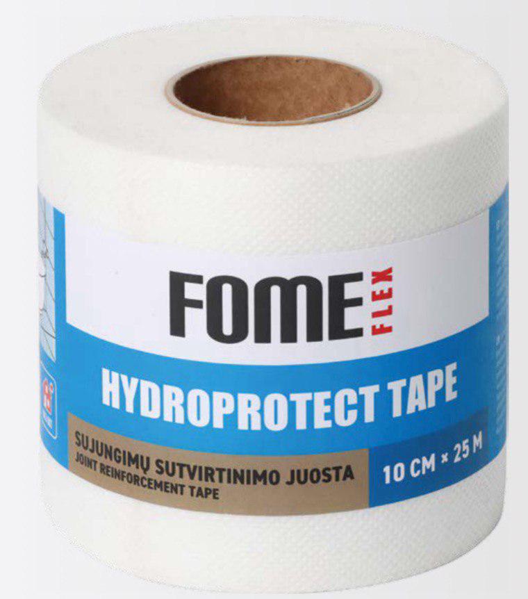 Гидроизоляционная лента с сеткой для армирования швов Fome Flex HYDROPROTECT FLEX PRO 12 см х 25 м