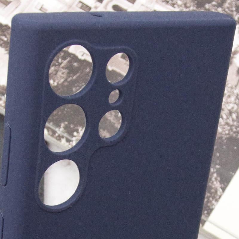 Протиударний чохол Silicone Cover Lakshmi Full Camera (AAA) для Samsung Galaxy S24 Ultra  Темно-синій / MIDNIGHT BLUE - фото 6