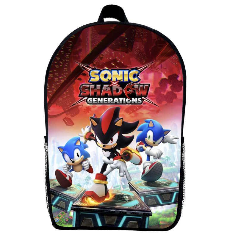 Школьный рюкзак детский Sonic 05 29х21х9 см 5 л Черный (2457507740)