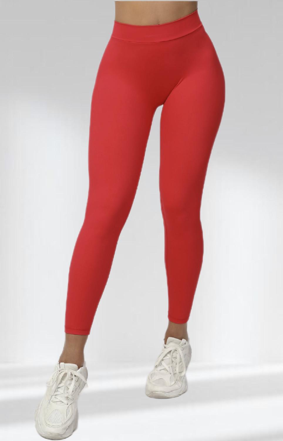 Лосины для фитнеса LILAFIT Пуш ап с V-образной талией L Красный (LFL000082) - фото 3 Лосины для фитнеса LILAFIT Пуш ап с V-образной талией L Красный (LFL000082) - фото 3