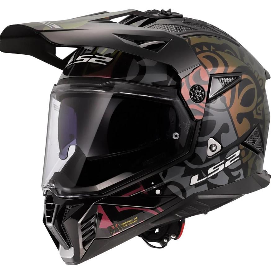 Мотошлем LS2 MX702 Pioneer 2 Rangi 2XL Black (53116) Мотошлем LS2 MX702 Pioneer 2 Rangi 2XL Black (53116)