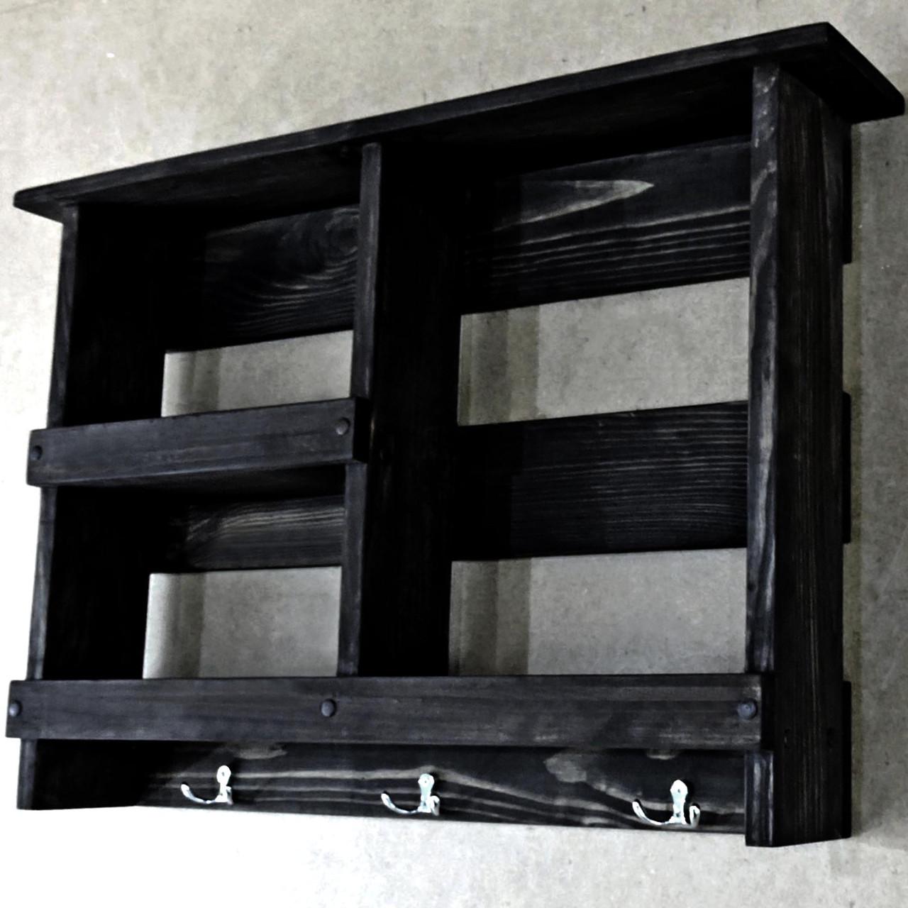 Полка для ванной из дерева Лейпциг Венге (ВНП/000712)