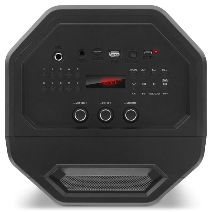 Акустическая система Sven PS-670 65 Вт Bluetooth/подсветка/караоке/FM Black - фото 6