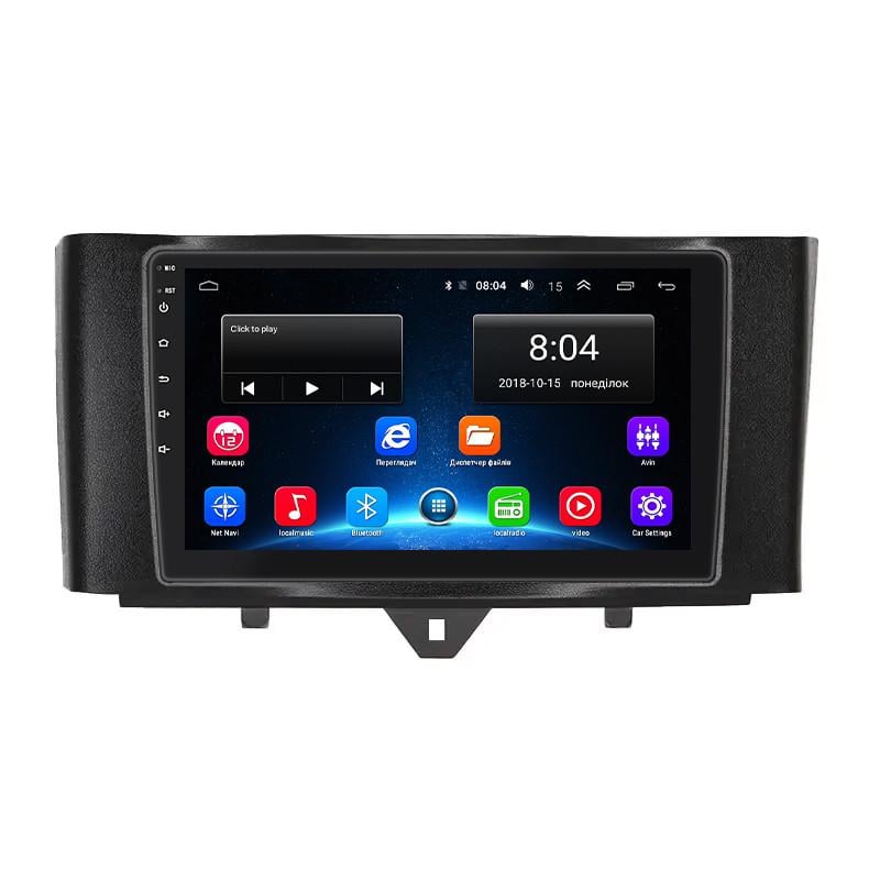 Магнитола штатная Lesko 9" для Smart Fortwo 452 2011-2017 2/32Gb Wi-Fi GPS Base Магнитола штатная Lesko 9" для Smart Fortwo 452 2011-2017 2/32Gb Wi-Fi GPS Base