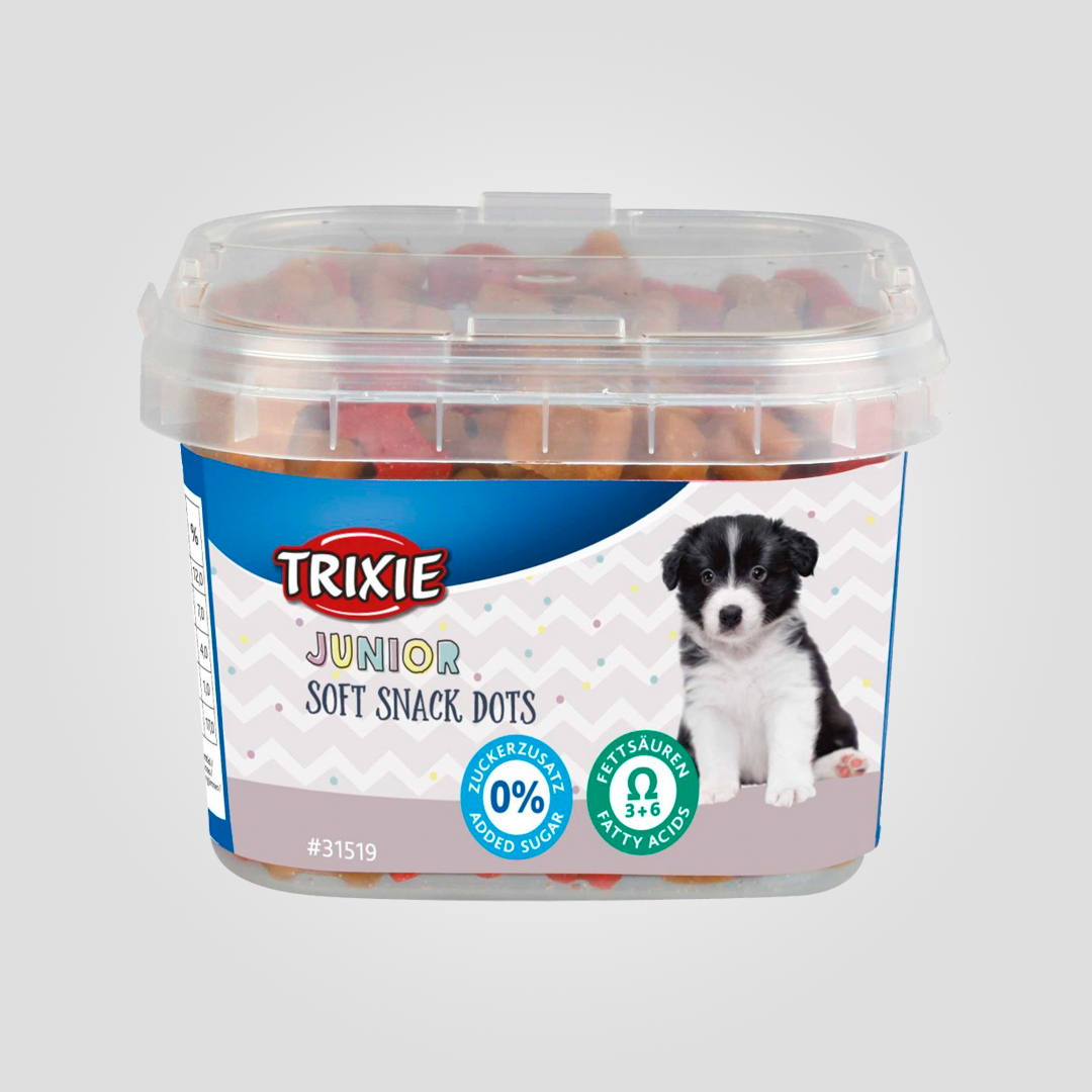 Лакомство Trixie Junior Soft Snack Dots для щенков с кислотами Омега-3 и Омега-6 140 г (20505432)