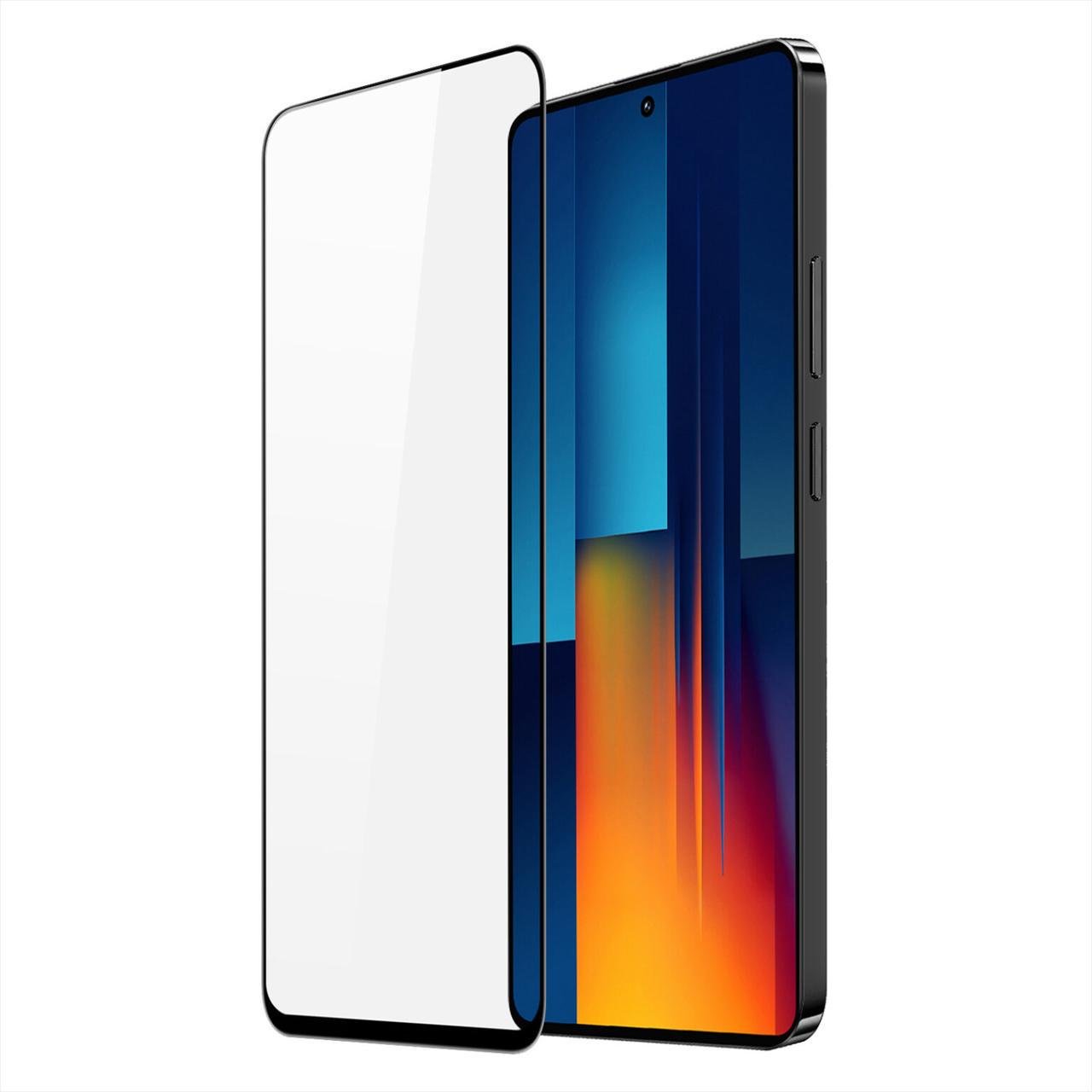 Захисне скло Dux Ducis 5D Full Glue для Xiaomi Poco M6 Pro 4G / Poco X6 5G Black (0.33 мм)