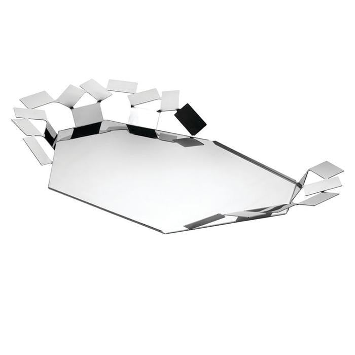 Поднос Alessi Scirocco 35x5,5x60 см Металлик (2522364)