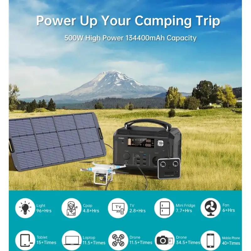 Зарядная станция EcoPlay N036 500W 484Wh - фото 2 Зарядная станция EcoPlay N036 500W 484Wh - фото 2