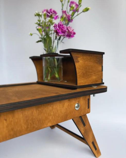 Столик многофункциональный 58х28 см Дуб (013ст) - фото 7