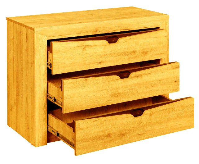 Комод из дерева Пангол Карри (КОМ-000103)