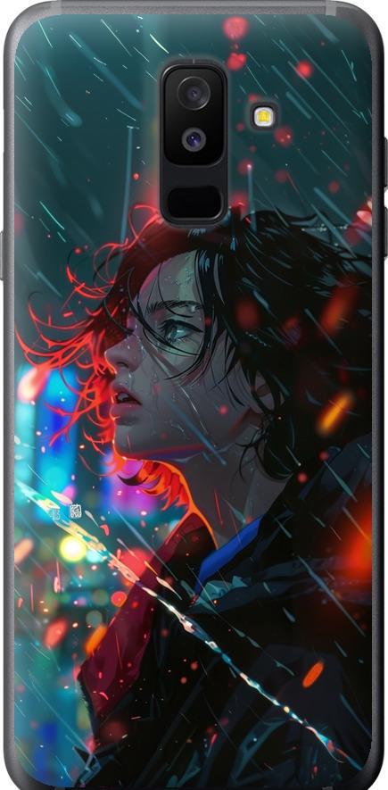 Чехол на Samsung Galaxy A6 Plus 2018 Ночные огни (6096t-1495-42517) Чехол на Samsung Galaxy A6 Plus 2018 Ночные огни (6096t-1495-42517)