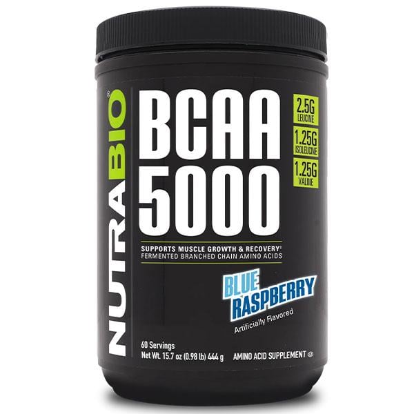 Аминокислота BCAA для спорта NutraBio BCAA 5000 444 г 60 порций Blue Raspberry (000027152) Аминокислота BCAA для спорта NutraBio BCAA 5000 444 г 60 порций Blue Raspberry (000027152)