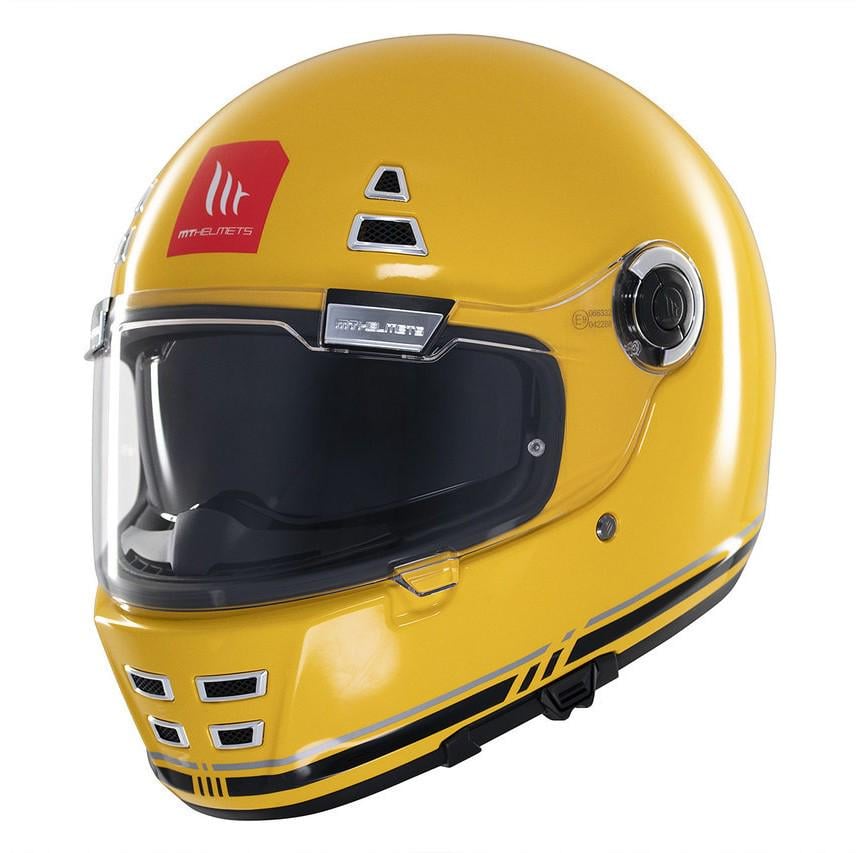 Мотошлем MT HELMETS Jarama SV Solid C3 M Matt Yellow (38347)