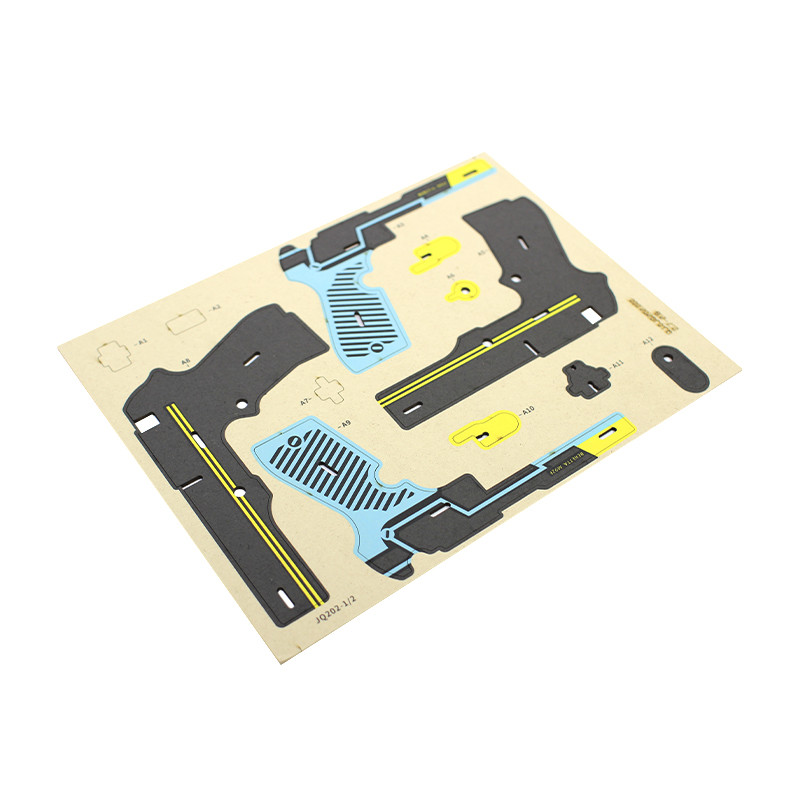 Конструктор 3D Robotime JQ202 Пистолет деревянный - фото 2 Конструктор 3D Robotime JQ202 Пистолет деревянный - фото 2