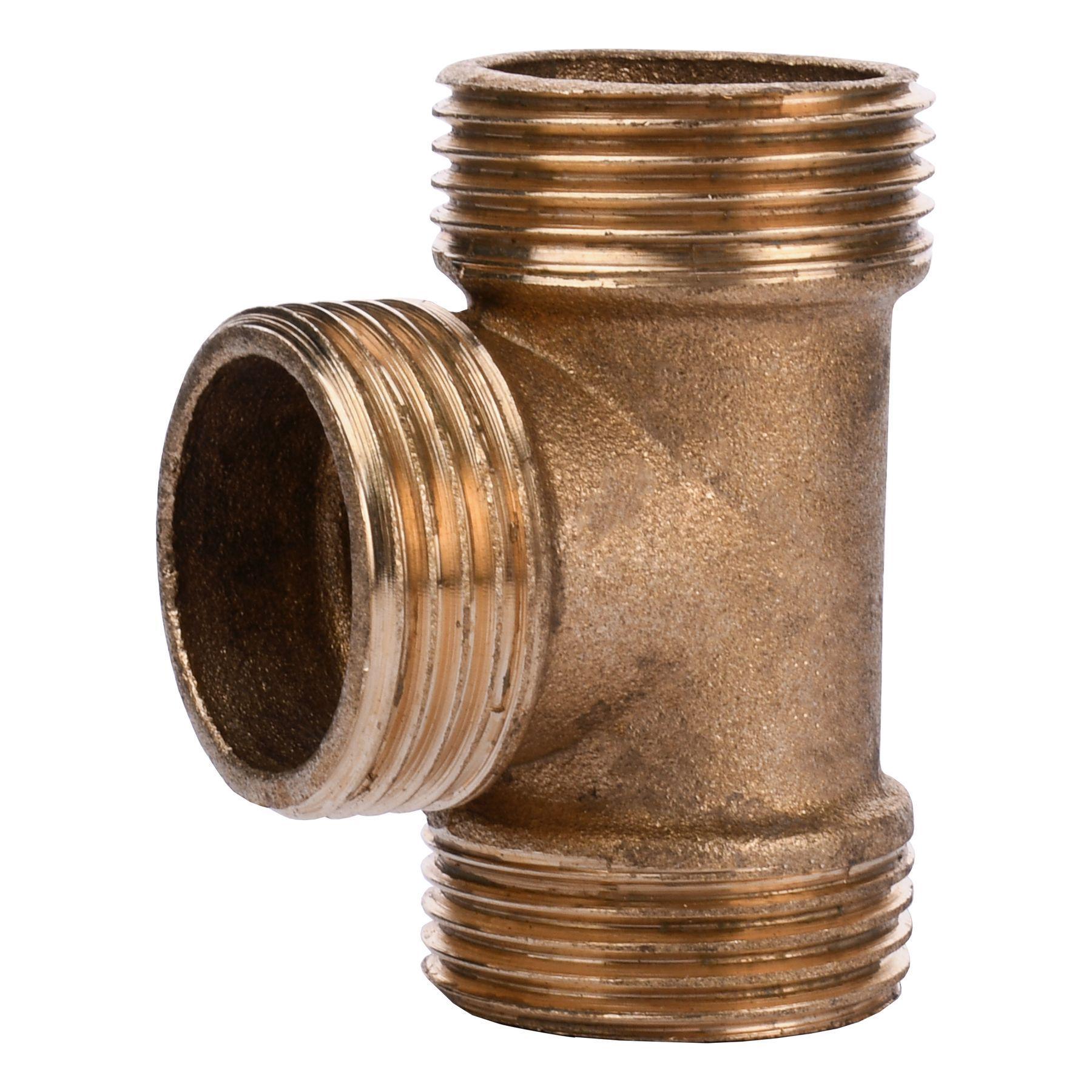 Трійник VA 000011036 латунь зовнішня-зовнішня-зовнішня 1" (104934)