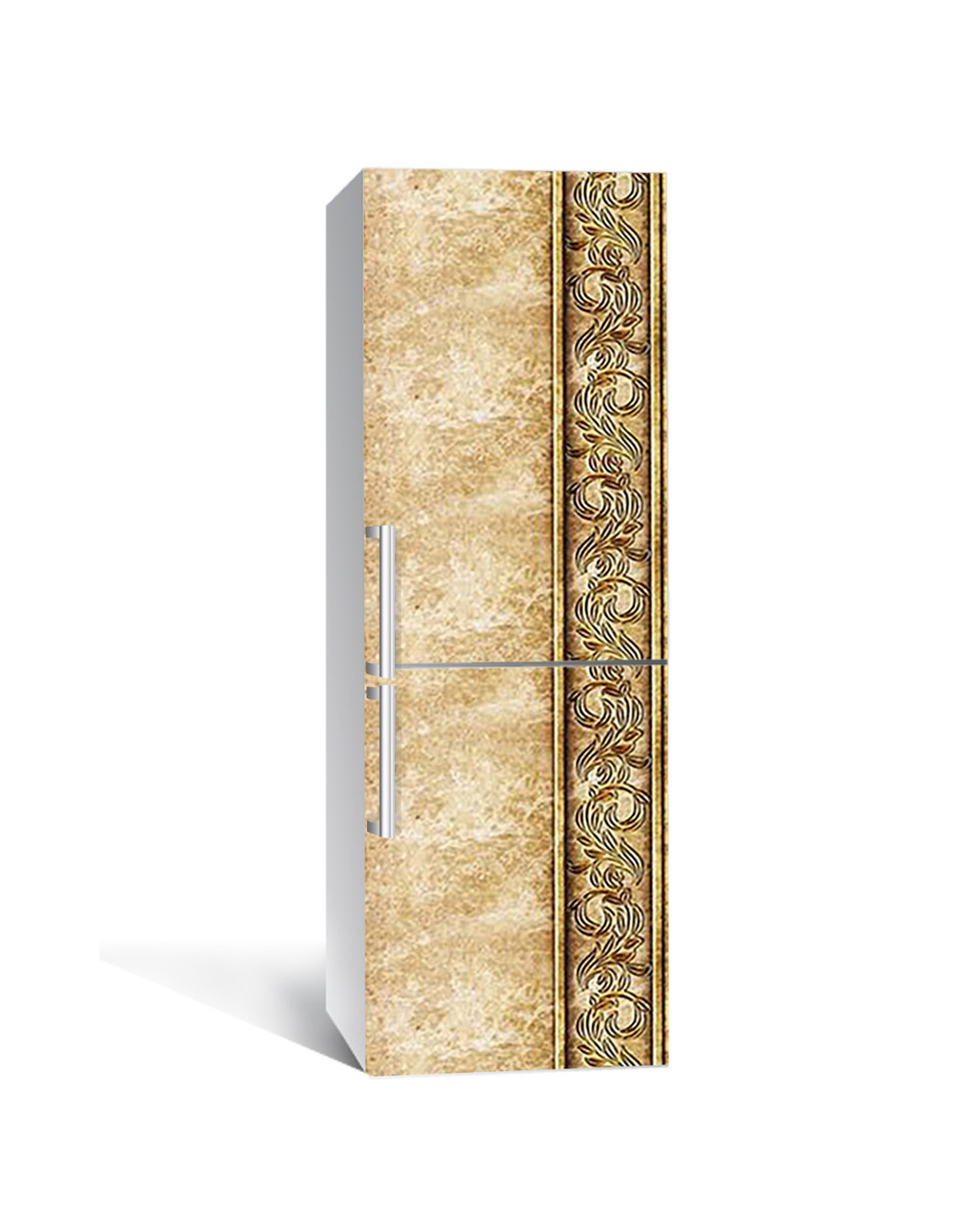 Наклейка 3D на холодильник Zatarga "Песочные ветви" виниловая 650х2000 мм Наклейка 3D на холодильник Zatarga "Песочные ветви" виниловая 650х2000 мм