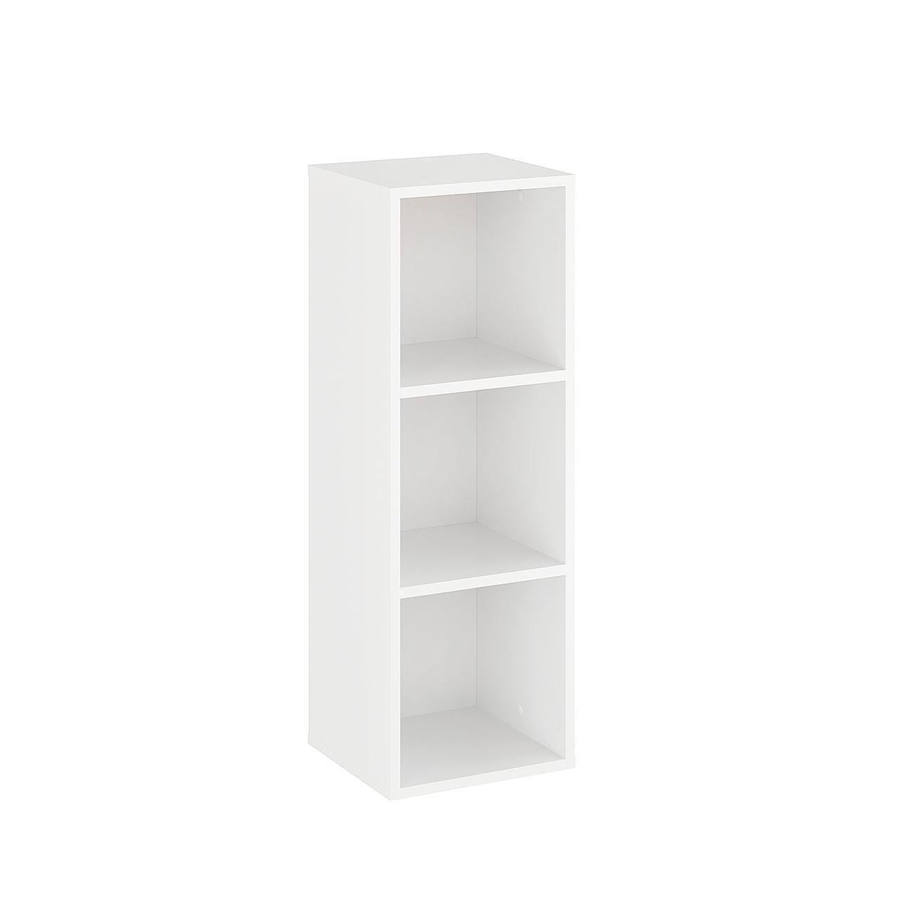 Стеллаж книжный KOMTO Nubo 3 с 3 секциями Белый (p-186-1824)