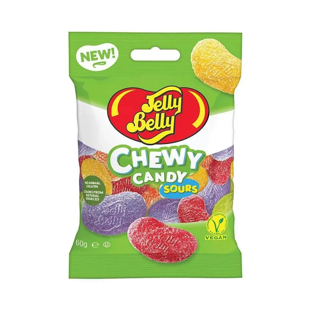 Мармелад жевательный Jelly Belly Chewy Candy Sours 60 г (vfdsvsd) - фото 1