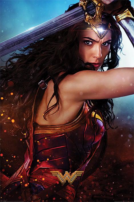 Постер плакат Чудо-Женщина/Wonder Woman Wonder 61x91,5 см