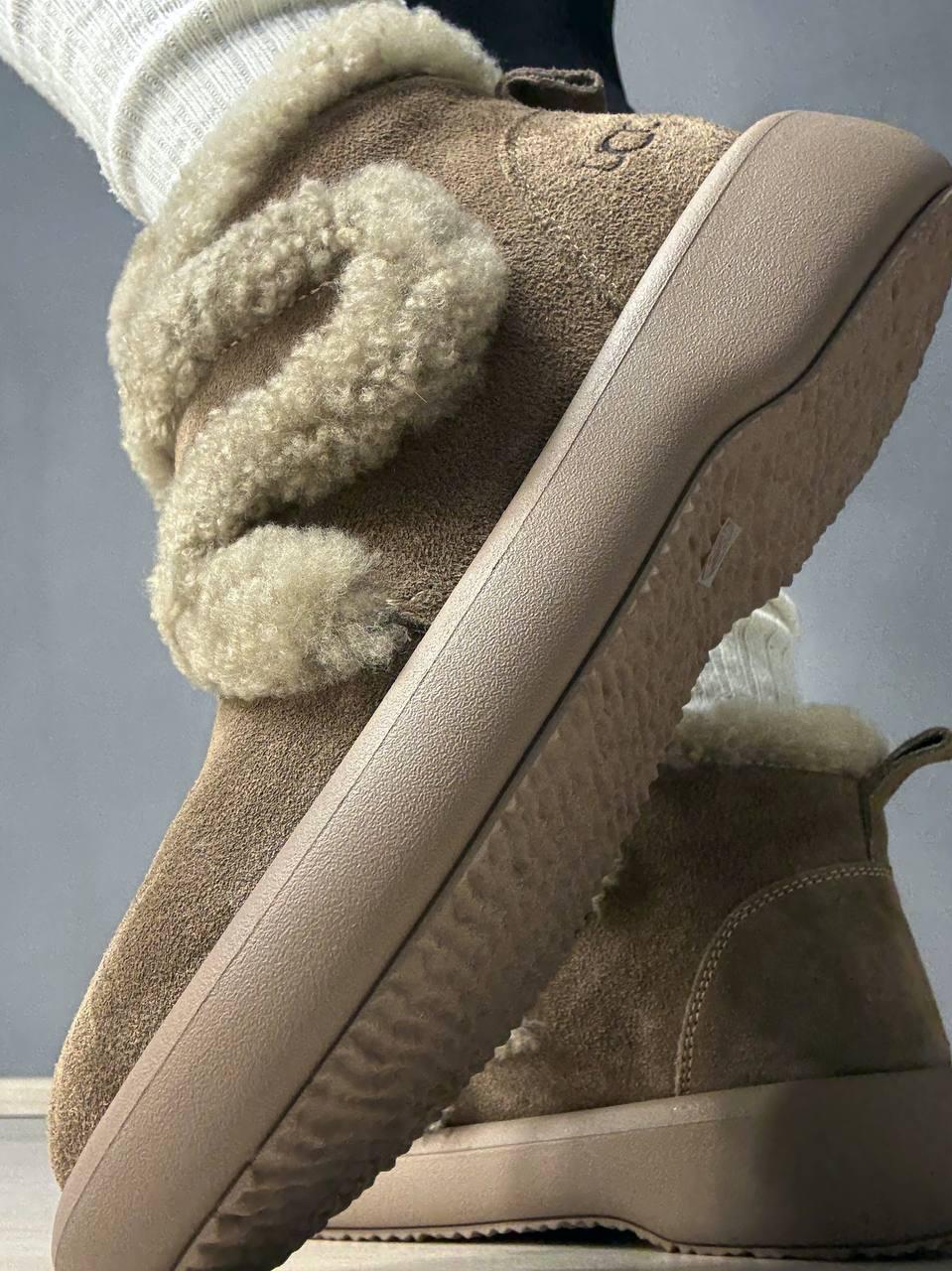Черевики жіночі Hengji 13-3 уггі замшеві на хутрі з опушкою р. 38 Бежевий (5639) - фото 7 Черевики жіночі Hengji 13-3 уггі замшеві на хутрі з опушкою р. 38 Бежевий (5639) - фото 7