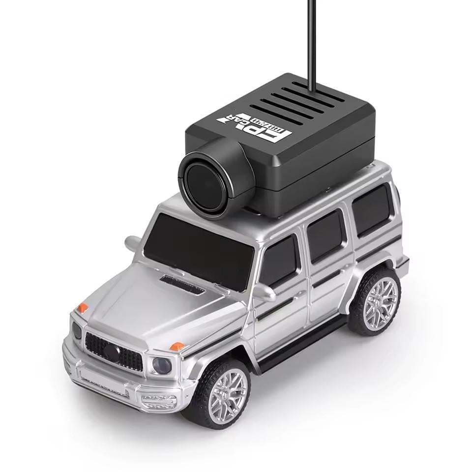 Радиоуправляемая модель Mercedes G-Class Кубик с FPV-камерой 720P WiFi 1:64 Серый (31033204)