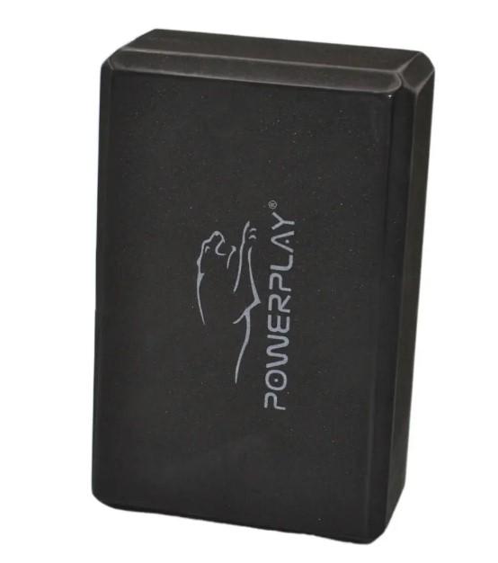 Блок для йоги PowerPlay 4006 Yoga Brick Черный (PP_4006_Black) - фото 4