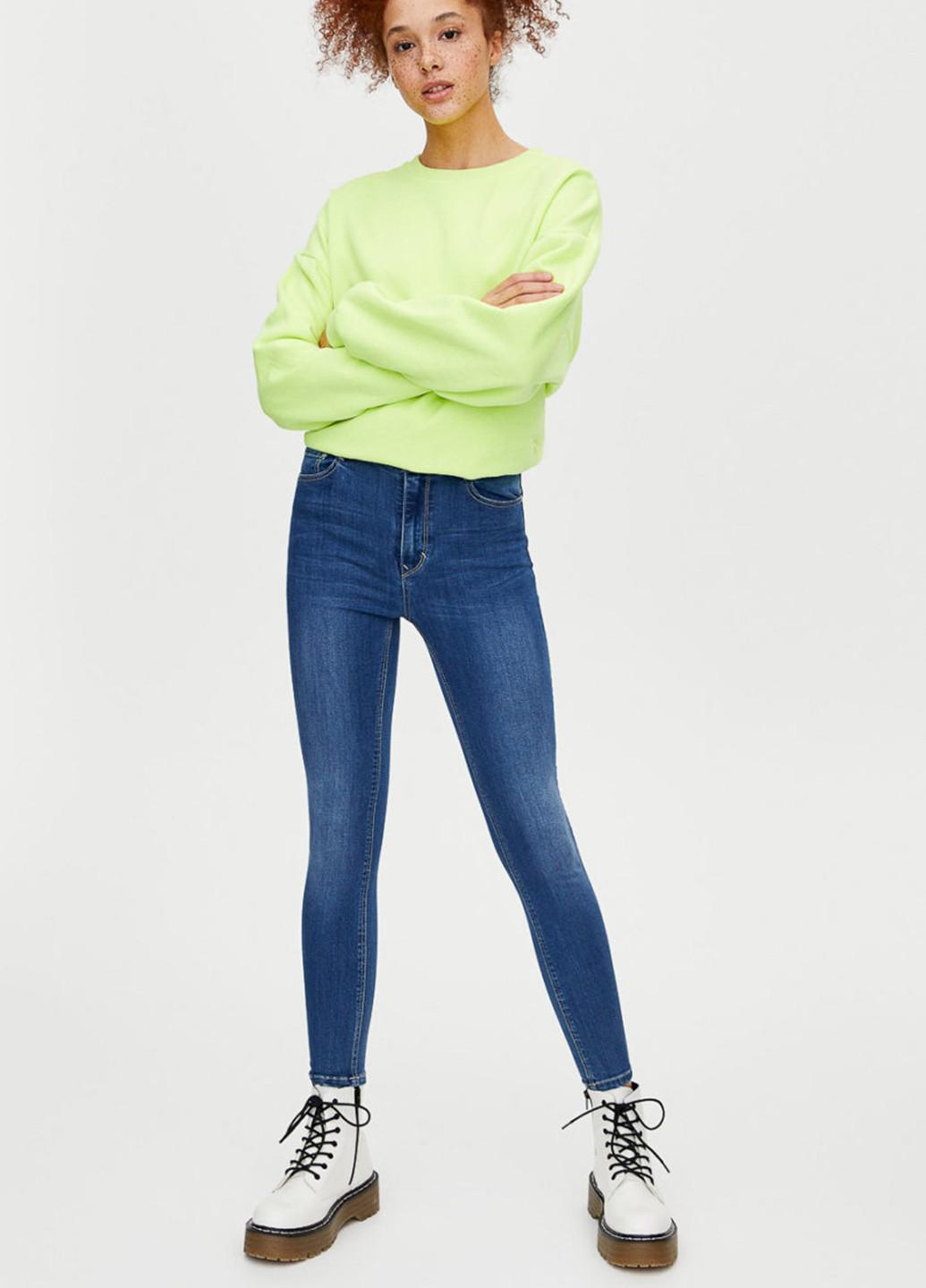 Джинсы Pull&Bear W26 Синий (5687314b52)