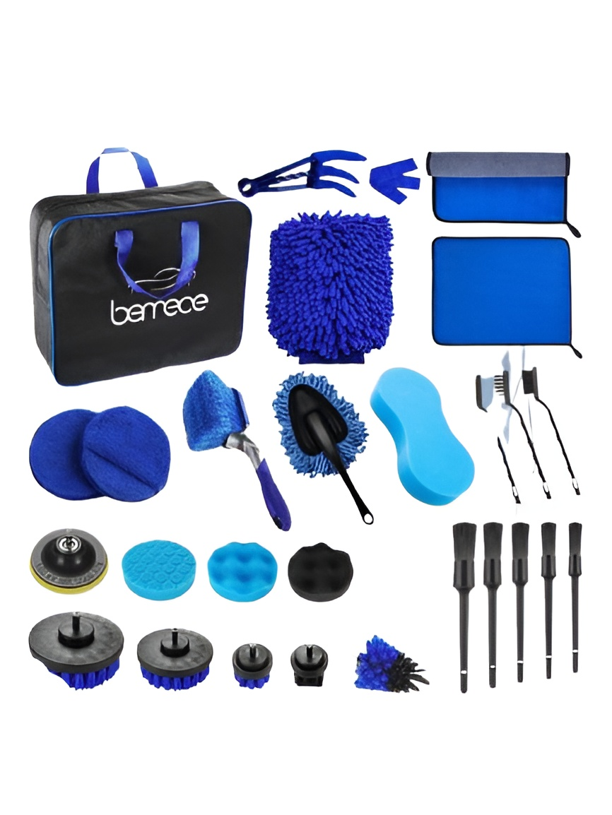 Набор для детей 29в1 щетки и инструменты для чистки и мойки автомобиля салона Синий (5bacc93d) - фото 1