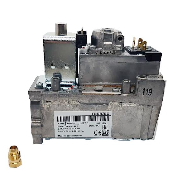 Газовый клапан Honeywell VR4601C1077 для газового напольного котла Buderus Logano 8718585343 (00000062720)