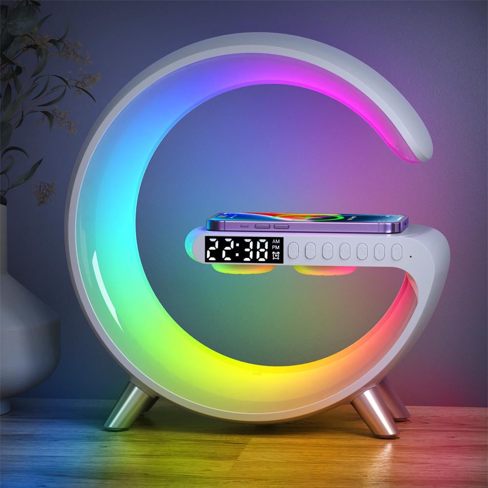 Ночник-лампа настольный G-Smart RGB Light Sound Machine с беспроводной зарядкой (13698845)