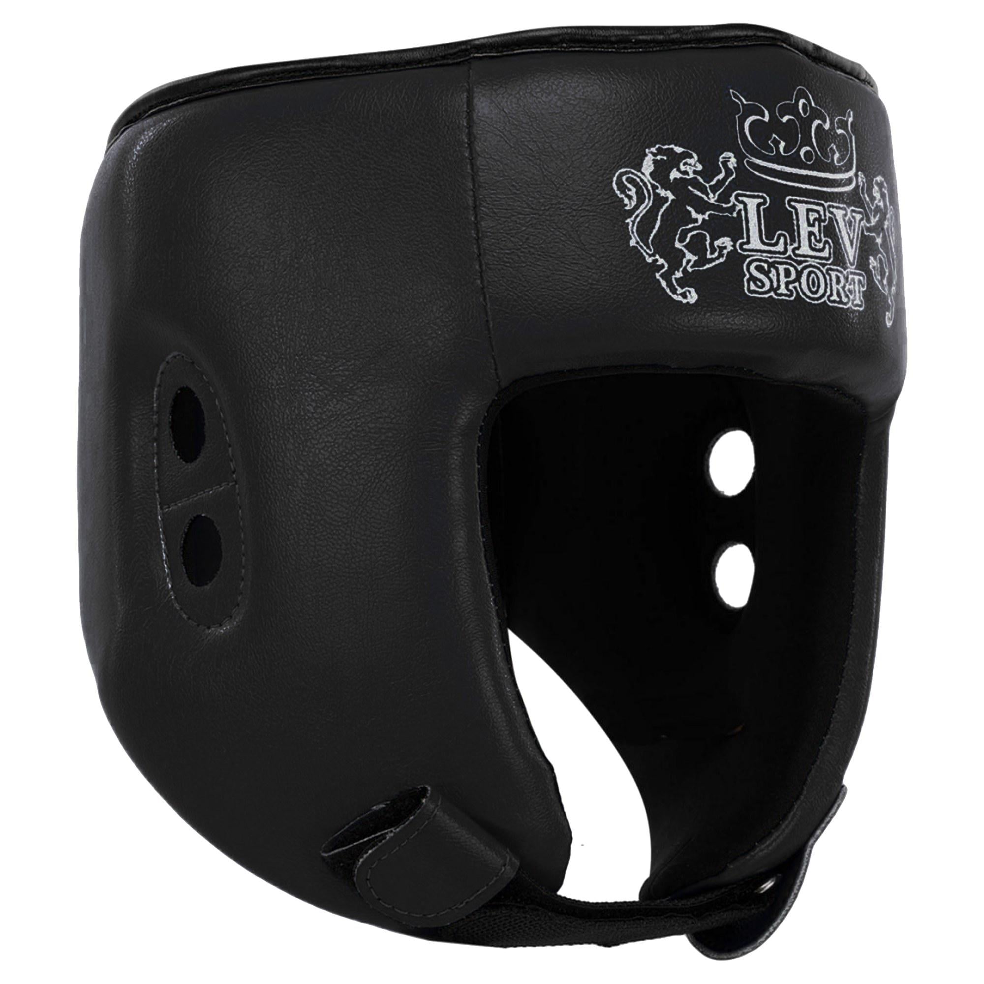 Шлем боксерский открытый UR LV-4293 искусственная кожа M Черный (32511038)