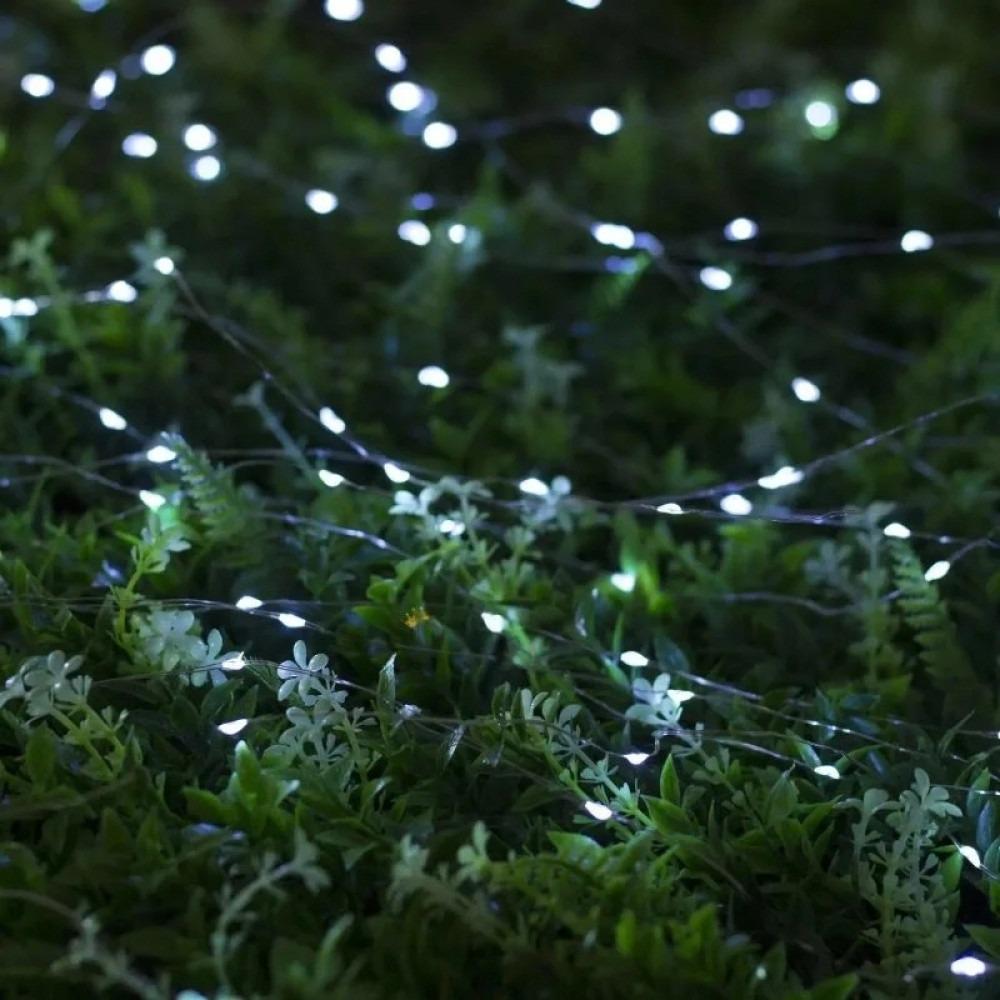 Гірлянда нитка Роса на батарейках 2хАА 5 м 50LED холодний білий - фото 9 Гірлянда нитка Роса на батарейках 2хАА 5 м 50LED холодний білий - фото 9