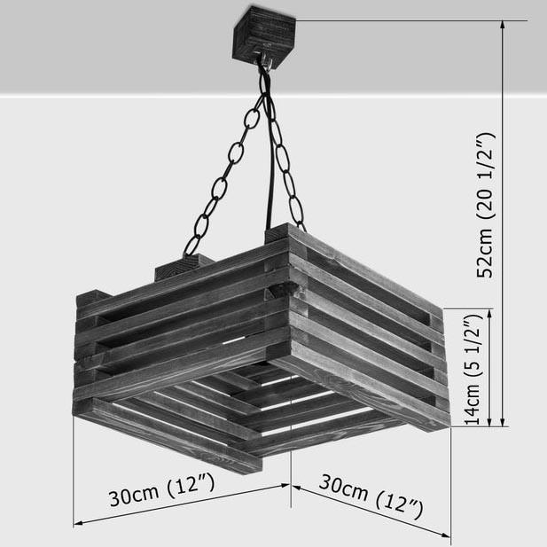 Подвесной светильник из дерева Гримари Морион (ЛЮС-002711) - фото 2 Подвесной светильник из дерева Гримари Морион (ЛЮС-002711) - фото 2