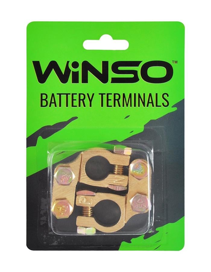 Клеммы аккумуляторные WINSO Battery Terminals латунные 2 шт. блистер 146400 (111220)